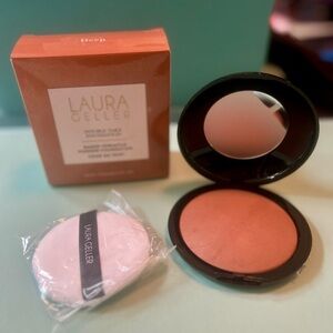 Laura Geller Double Take Foundation Baked Versatile Powder NIB Deep